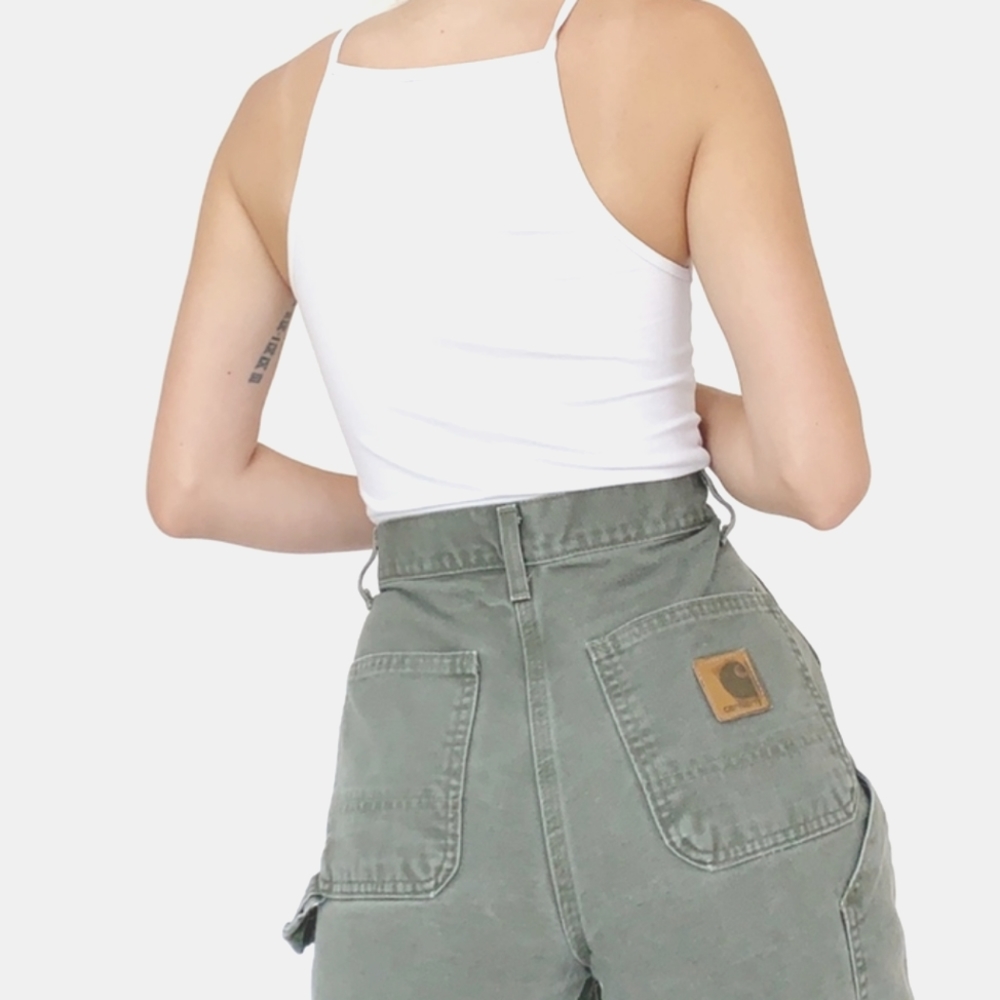Carhartt distressed cut off shorts